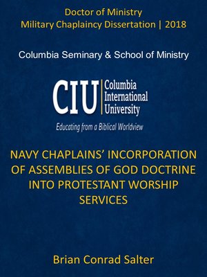 cover image of Navy Chaplains' Incorporation of Assemblies of God Doctrine Into Protestant Worship